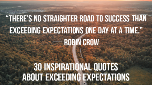 30 Inspirational Quotes About Exceeding Expectations Epic